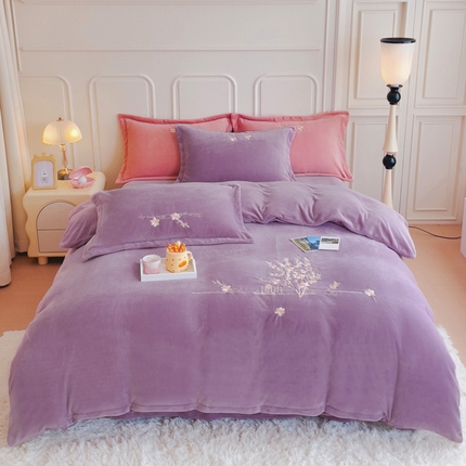 91家纺网 家纺一手货源 找家纺 （总）云锦2023秋冬新品230克高克重云丝绒--幸福树