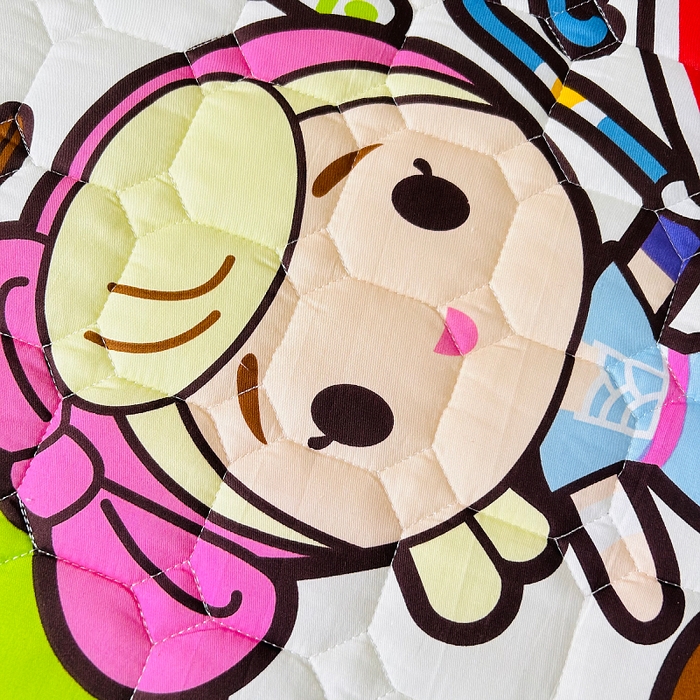 91家纺网 家纺一手货源 找家纺 小虾米 2023新款全棉卡通上下床夹棉系列床笠 巴斯光年