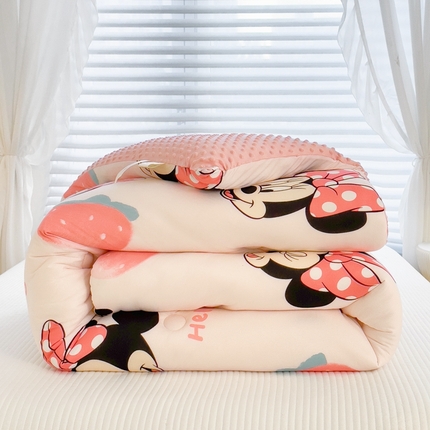 米菲2023新款A类针织棉豆豆被冬被春秋被被芯被子 0米妮