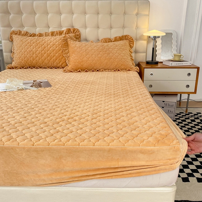 91家纺网 家纺一手货源 找家纺 （总）7V 2023新款宝宝绒床笠牛奶绒360度全包围床笠