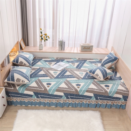 91家纺网 家纺一手货源 找家纺 （总）美优兰 2025秋冬新款牛奶绒榻榻米垫床盖（可定制）