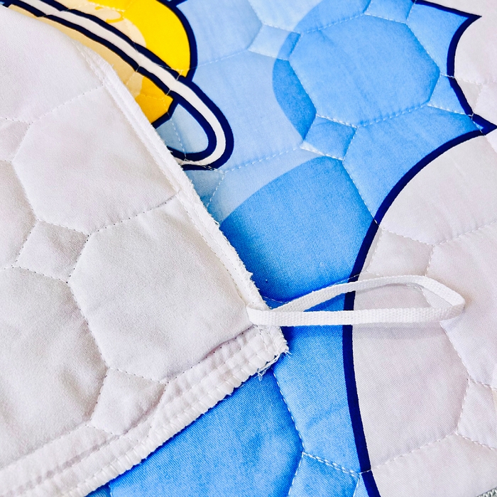 91家纺网 家纺一手货源 找家纺 小虾米 2023新款全棉卡通上下床夹棉系列被套 探索星球