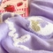 91家纺网 家纺一手货源 找家纺 米可 2023新款韩版韩版毛巾绣牛奶绒四件套 花季 紫
