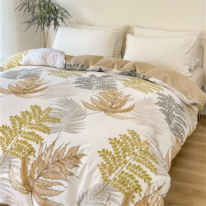 91家纺网 家纺一手货源 找家纺 首爱家纺 2025新款全棉长绒棉磨毛四件套 密枝