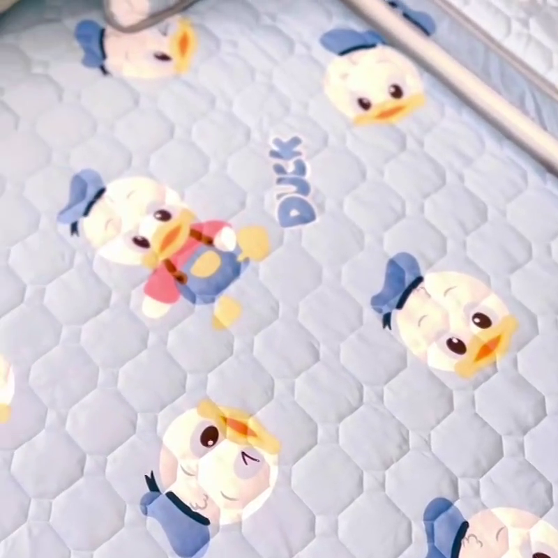 91家纺网 家纺一手货源 找家纺 小虾米 2023新款全棉卡通上下床夹棉系列被套 海军鸭