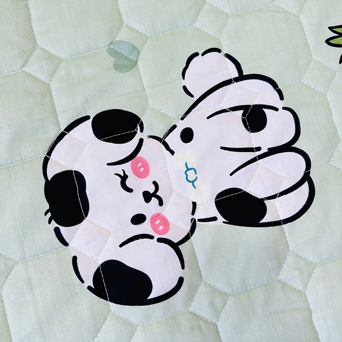 91家纺网 家纺一手货源 找家纺 小虾米 2023新款全棉卡通上下床夹棉系列床笠 幸运宝贝