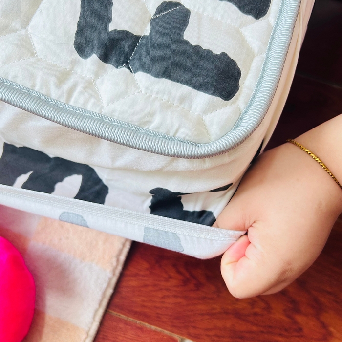 91家纺网 家纺一手货源 找家纺 小虾米 2023新款全棉卡通上下床夹棉系列床笠 调皮狗