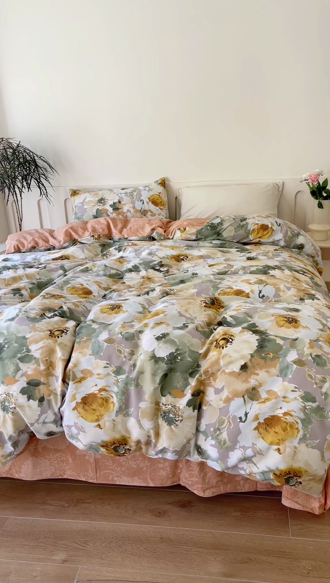 91家纺网 家纺一手货源 找家纺 棉乐町家居 2025新款全棉长绒棉磨毛四件套 花屿岛