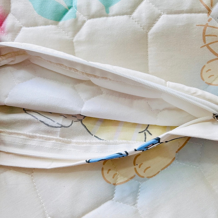 91家纺网 家纺一手货源 找家纺 小虾米 2023新款全棉卡通上下床夹棉系列被套 安琪拉