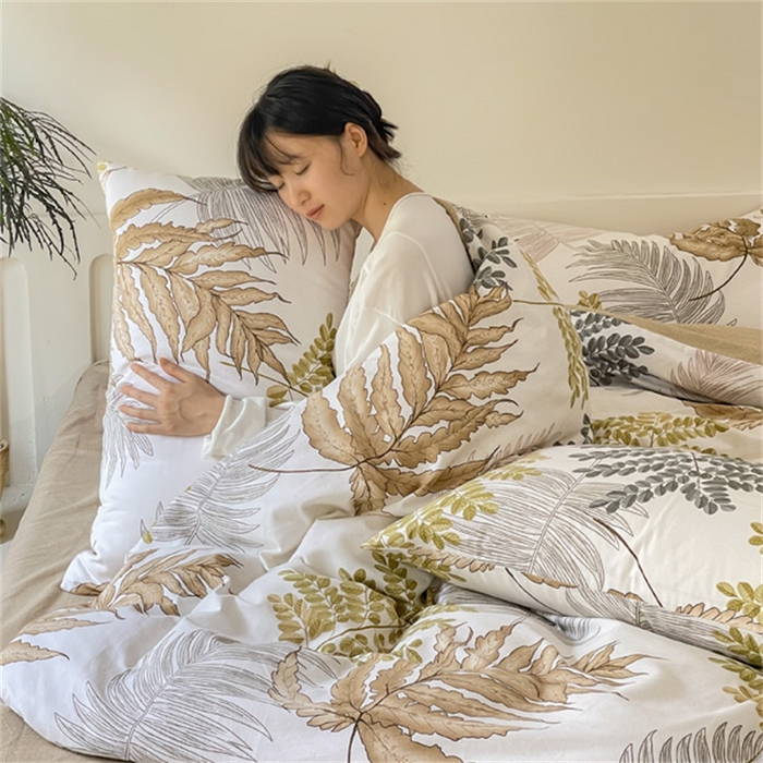 91家纺网 家纺一手货源 找家纺 首爱家纺 2025新款全棉长绒棉磨毛四件套 密枝