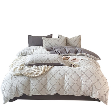 91家纺网 家纺一手货源 找家纺 （总）ab家纺 2023新款沐云提花套件