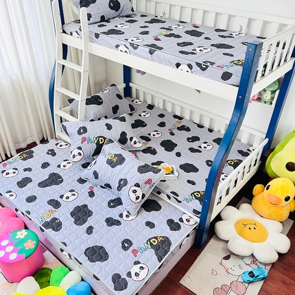 91家纺网 家纺一手货源 找家纺 （总）小虾米 2023新款全棉卡通上下床夹棉系列床笠