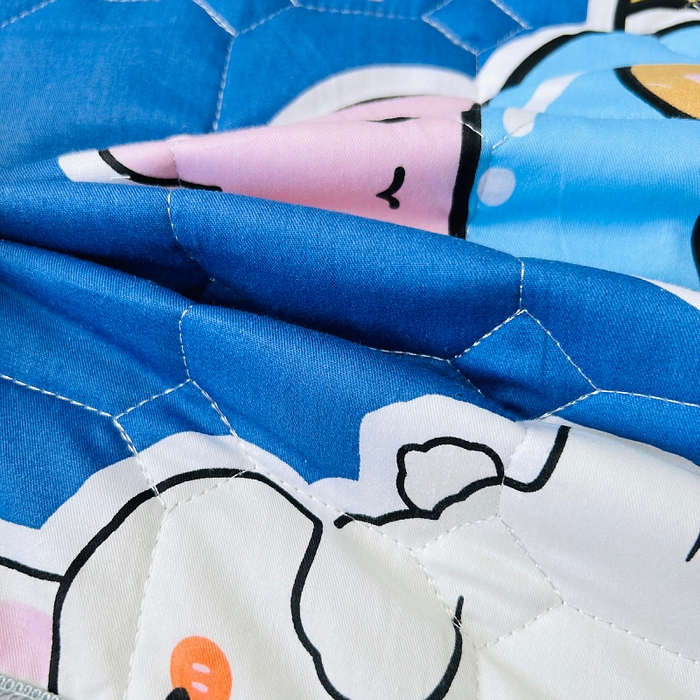 91家纺网 家纺一手货源 找家纺 小虾米 2023新款全棉卡通上下床夹棉系列床笠 宇宙空间站