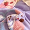 91家纺网 家纺一手货源 找家纺 米可 2023新款韩版韩版毛巾绣牛奶绒四件套 甜心女孩 紫