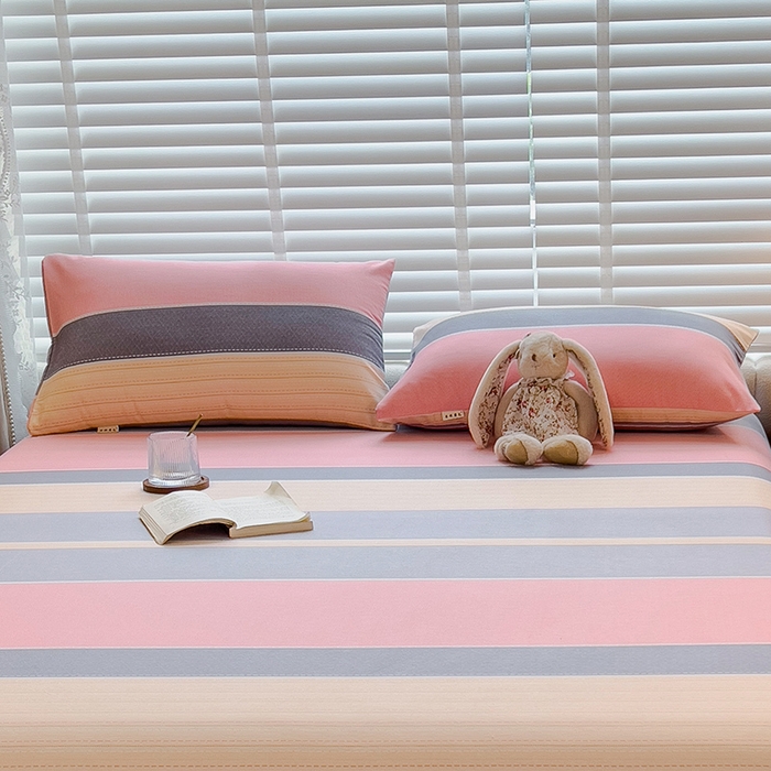 91家纺网 家纺一手货源 找家纺 芃成家纺 2023新款磨毛系列磨毛枕套 梦幻空间-粉