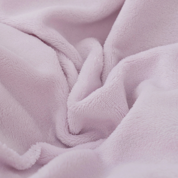 91家纺网 家纺一手货源 找家纺  2023新款兔毛绒双拼绣花四件套 乖乖熊-梦幻紫