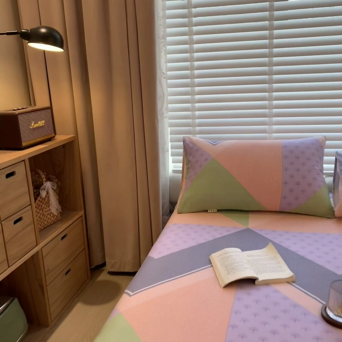 91家纺网 家纺一手货源 找家纺 芃成家纺 2023磨毛单床单 多维空间