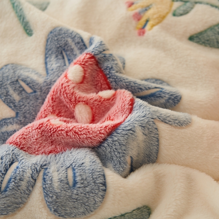 91家纺网 家纺一手货源 找家纺 21度C 2023新款雪花绒被套 向日葵