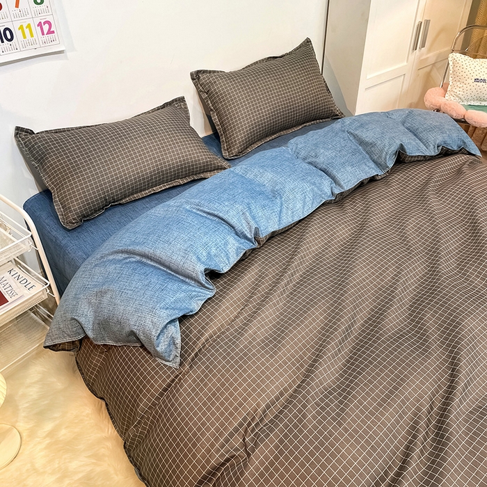 91家纺网 家纺一手货源 找家纺 赫然家纺 新款舒适柔软亲肤爆款芦荟棉四件套货源充足伊格