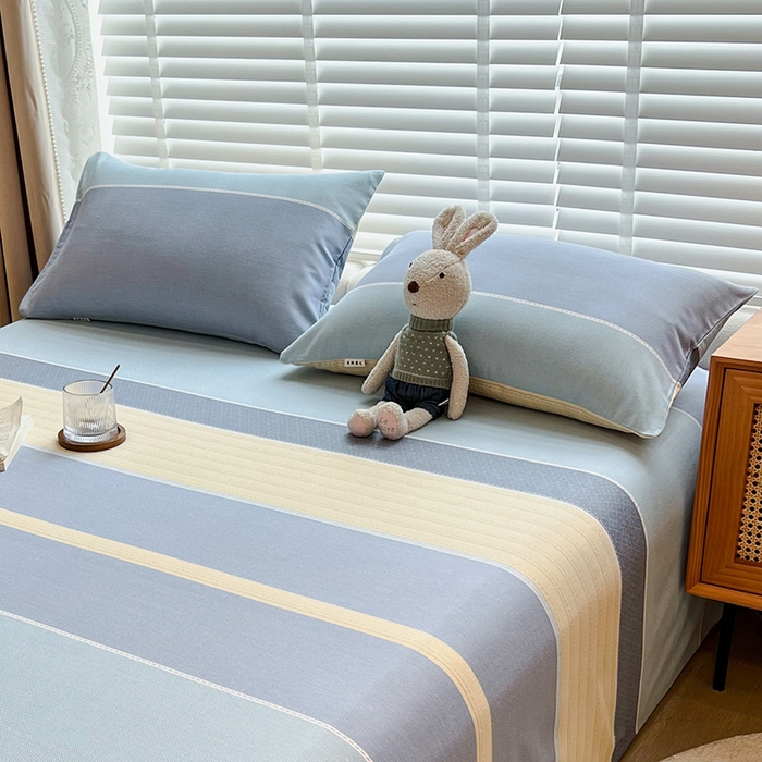 91家纺网 家纺一手货源 找家纺 芃成家纺 2023新款磨毛系列磨毛枕套 梦幻空间-蓝