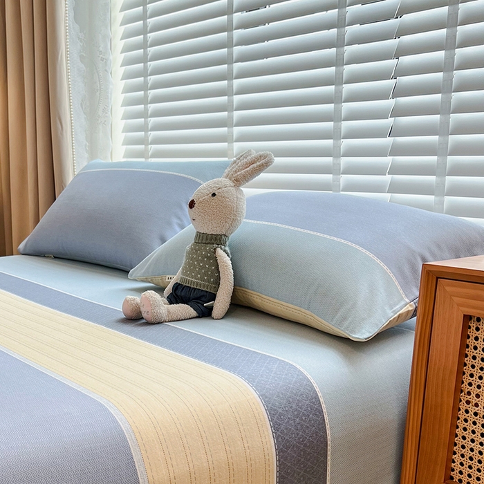 91家纺网 家纺一手货源 找家纺 芃成家纺 2023新款磨毛系列磨毛枕套 梦幻空间-蓝