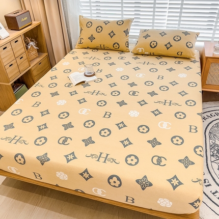 芃成家纺 2023新款磨毛单床笠 复古摩登-黄