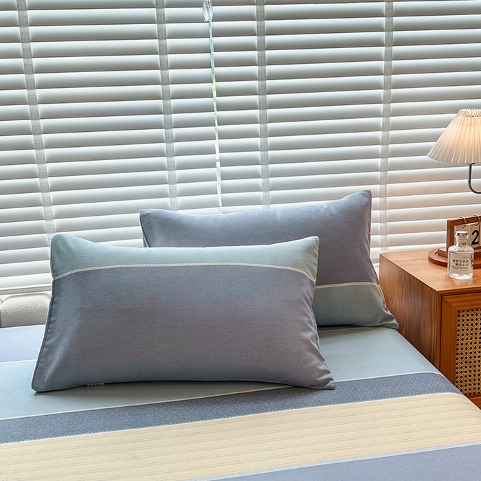 91家纺网 家纺一手货源 找家纺 芃成家纺 2023新款磨毛系列磨毛枕套 梦幻空间-蓝