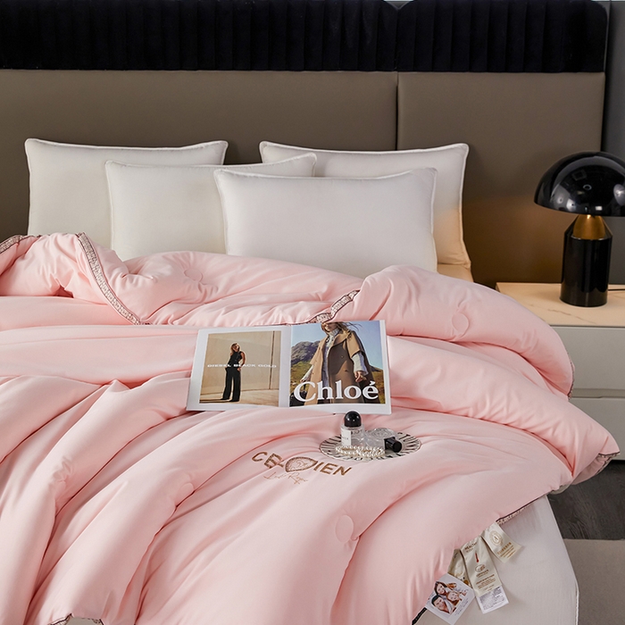 91家纺网 家纺一手货源 找家纺 （总）丽卡家纺 2023新款亲肤舒适奶蕉绵被子被芯