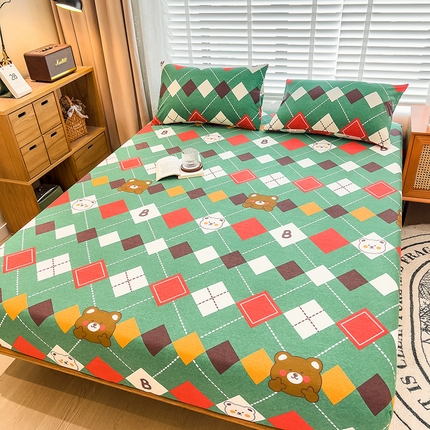 91家纺网 家纺一手货源 找家纺 （总）芃成家纺 2023新款磨毛单床笠