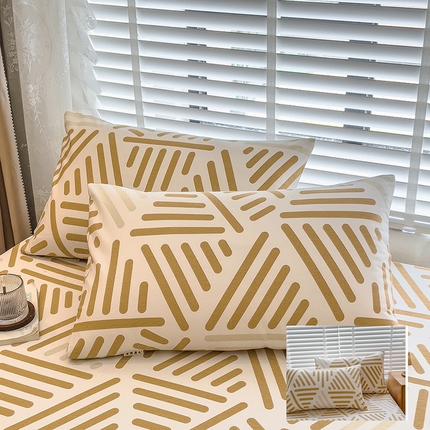 91家纺网 家纺一手货源 找家纺 芃成家纺 2023新款磨毛系列磨毛枕套 格调