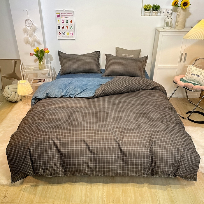 91家纺网 家纺一手货源 找家纺 赫然家纺 新款舒适柔软亲肤爆款芦荟棉四件套货源充足伊格