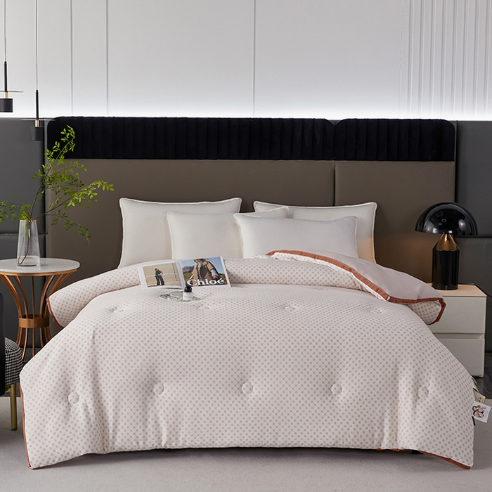 91家纺网 家纺一手货源 找家纺 （总）丽卡家纺 2023新款元绒棉双层纱被子被芯