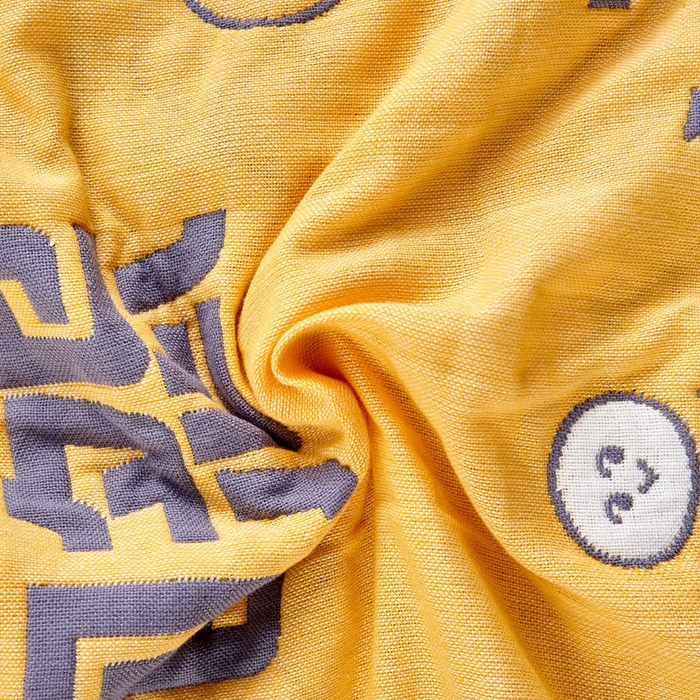 91家纺网 家纺一手货源 找家纺 朴尔-2023新款彩色糖果系列纯棉三层纱布枕巾-朴尔 不要抱怨黄