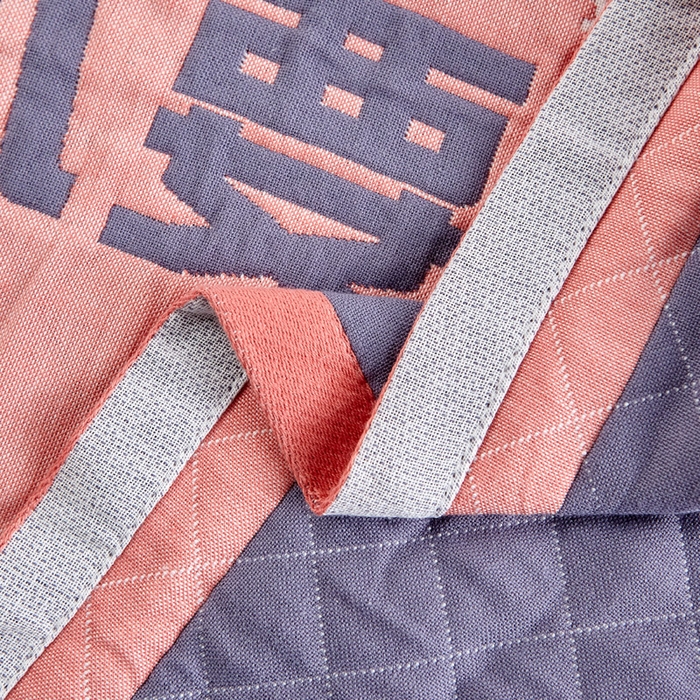 91家纺网 家纺一手货源 找家纺 朴尔-2023新款彩色糖果系列纯棉三层纱布枕巾-朴尔 不要抱怨橘色 