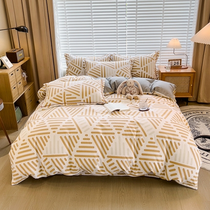 芃成家纺 2023新品磨毛被套 格调