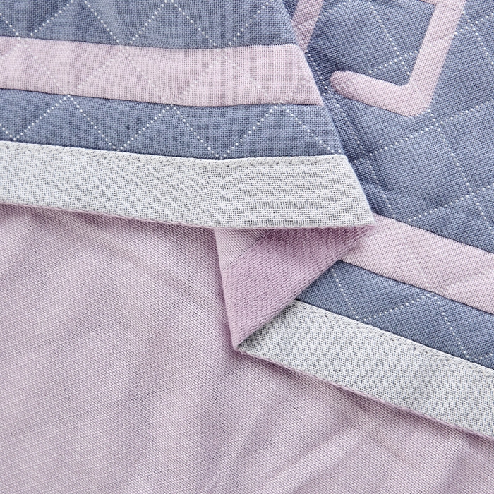 91家纺网 家纺一手货源 找家纺 朴尔-2023新款彩色糖果系列纯棉三层纱布枕巾-朴尔 调皮狗粉