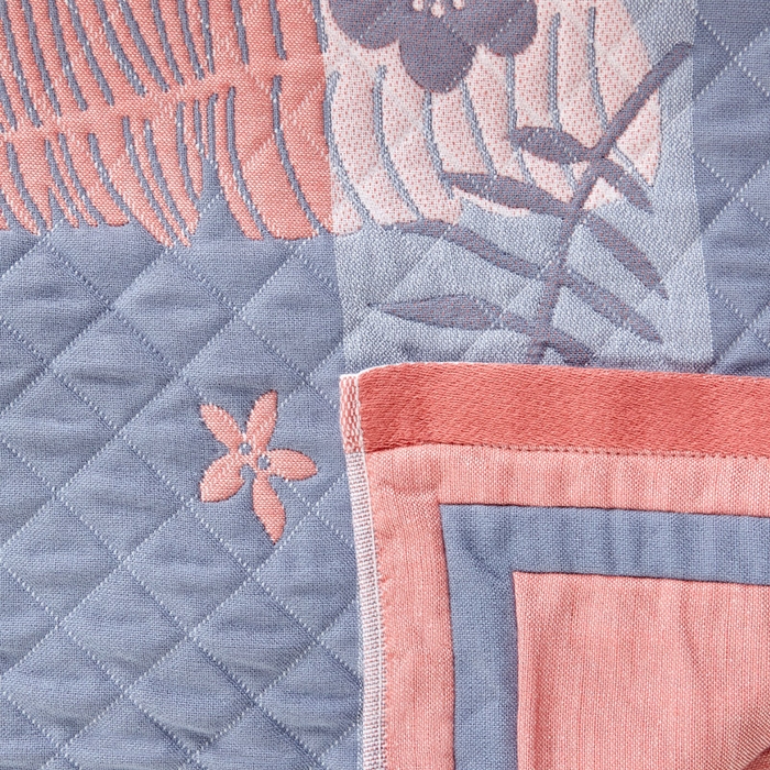 91家纺网 家纺一手货源 找家纺 朴尔-2023新款彩色糖果系列纯棉三层纱布枕巾-朴尔 美好的一天橘色