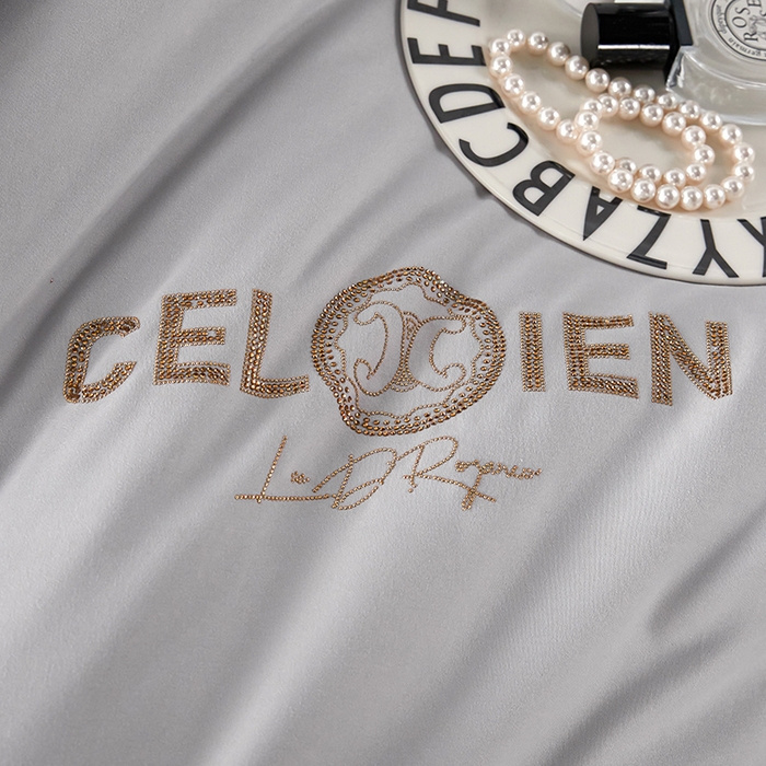 91家纺网 家纺一手货源 找家纺 丽卡家纺 2023新款亲肤舒适奶蕉绵被子被芯 吉祥豆-绅士灰