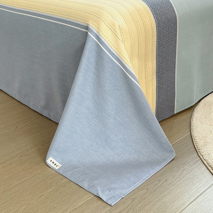 91家纺网 家纺一手货源 找家纺 芃成家纺 2023磨毛单床单 梦幻空间-蓝