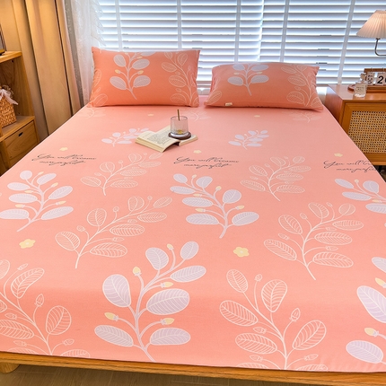 芃成家纺 2023新款磨毛单床笠 春色朝阳