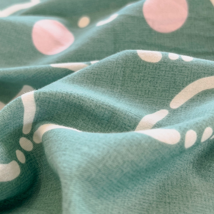 91家纺网 家纺一手货源 找家纺 芃成家纺 2023磨毛单床单 恐龙王国-绿