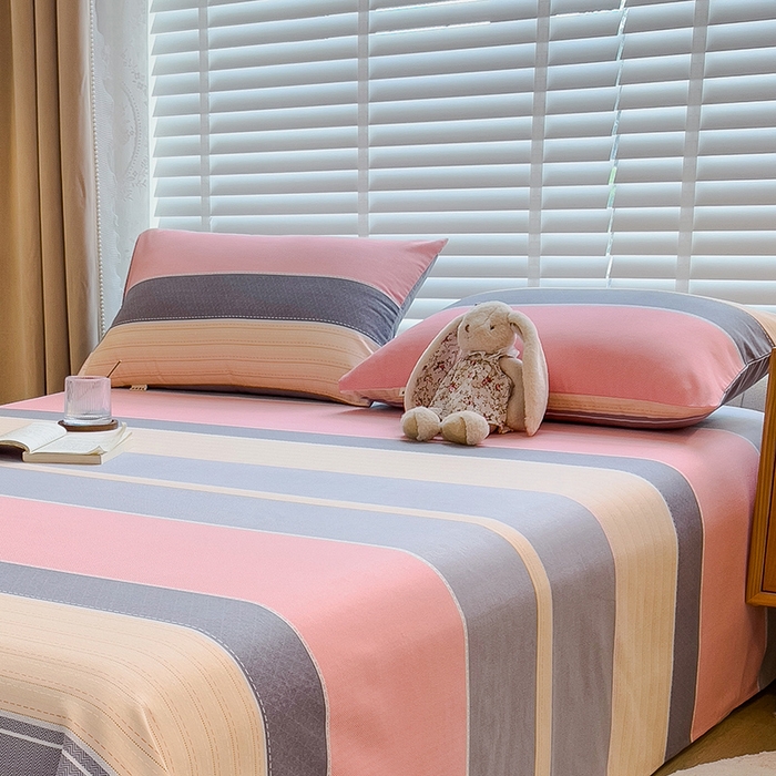 91家纺网 家纺一手货源 找家纺 芃成家纺 2023新款磨毛系列磨毛枕套 梦幻空间-粉