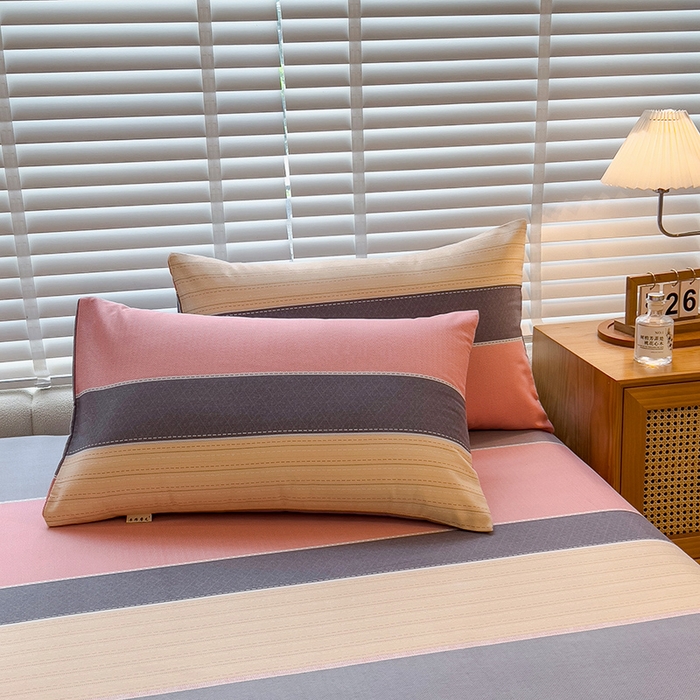 91家纺网 家纺一手货源 找家纺 芃成家纺 2023新款磨毛系列磨毛枕套 梦幻空间-粉