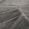 91家纺网 家纺一手货源 找家纺 贝织梦 2023新款法莱绒提花毛毯盖毯-麦穗系列 麦穗-灰色