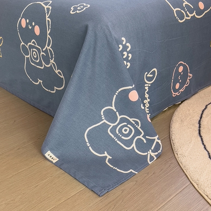 芃成家纺 2023新品磨毛被套 恐龙王国-兰