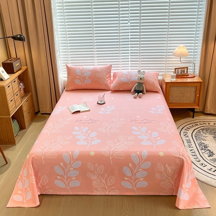 芃成家纺 2023磨毛单床单 春色朝阳