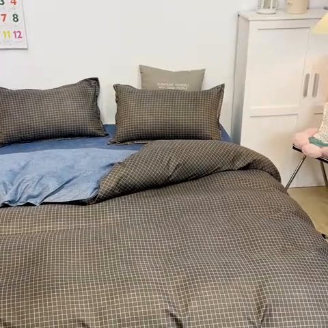 91家纺网 家纺一手货源 找家纺 赫然家纺 新款舒适柔软亲肤爆款芦荟棉四件套货源充足伊格