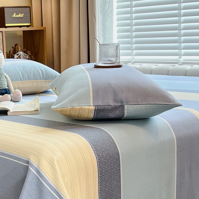 91家纺网 家纺一手货源 找家纺 芃成家纺 2023新款磨毛系列磨毛枕套 梦幻空间-蓝