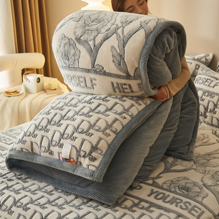 21度C 2023新款雪花绒被套 用心得爱