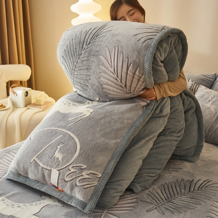 91家纺网 家纺一手货源 找家纺 （总）21度C 2023新款雪花绒被套